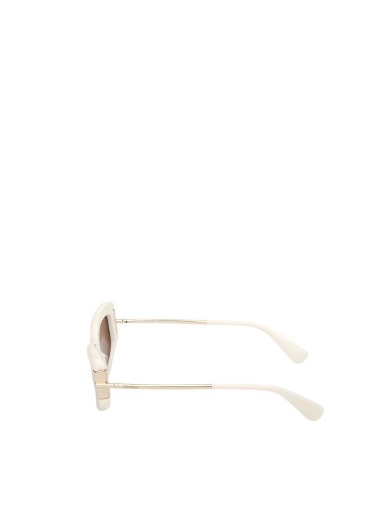 26FW 막스마라 선글라스 MM0189 25E SHINY WHITE SHINY PALE GOLD - MAX MARA