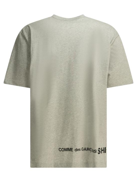26SS 꼼데가르송 반팔 티셔츠 FQ T008 S262 TOP GREY Grey - COMME DES GARCONS