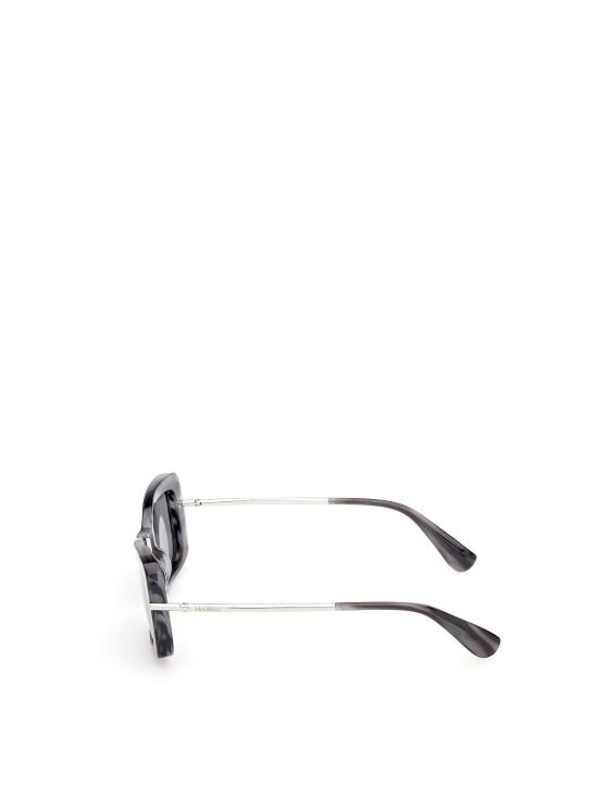 26FW 막스마라 선글라스 MM0194 64A LIGHT BLUE STRIPED SHINY PALLADIUM - MAX MARA