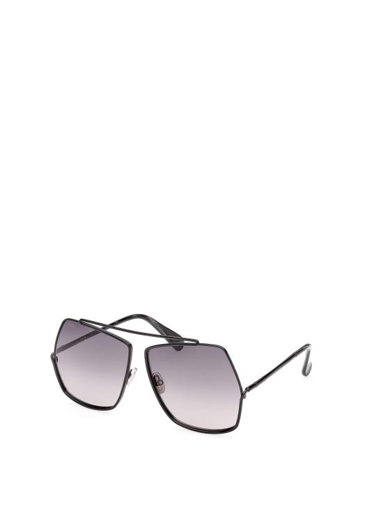 26FW 막스마라 선글라스 MM0006 01B SHINY BLACK GRADIENT SMOKE - MAX MARA