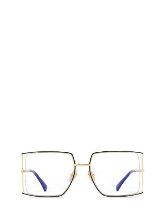 26FW 막스마라 안경 MM5156 B 098 SHINY DARK GREEN SHINY DEEP GOLD
