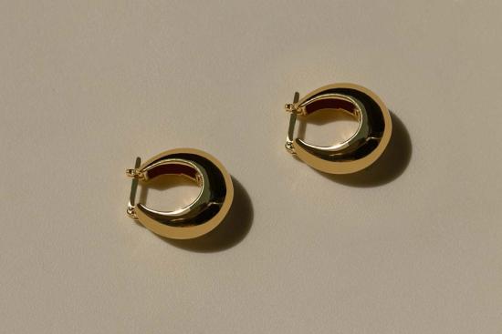  Milk & Rose 이어링 밀크앤로즈 카야 후프 - OTHER BRANDS