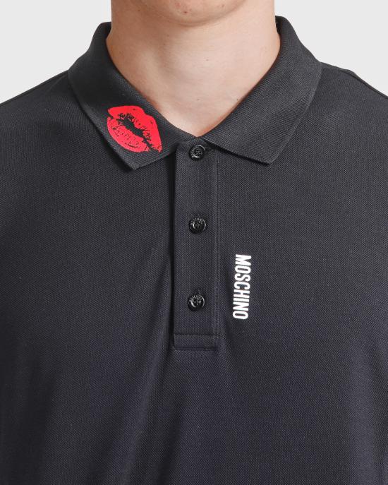  모스키노 폴로 티셔츠 1603 5242 1555 NERO - MOSCHINO