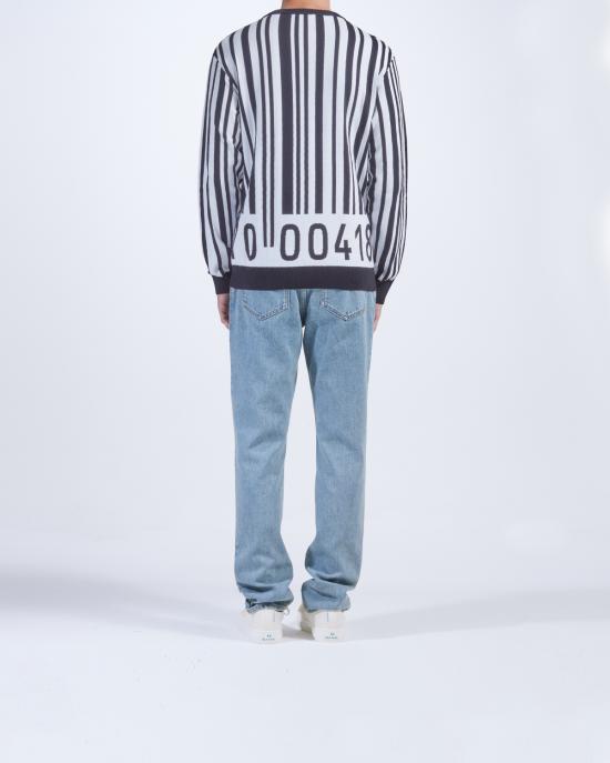  모스키노 스웨터 0904 5201 1555 BIANCO NERO - MOSCHINO