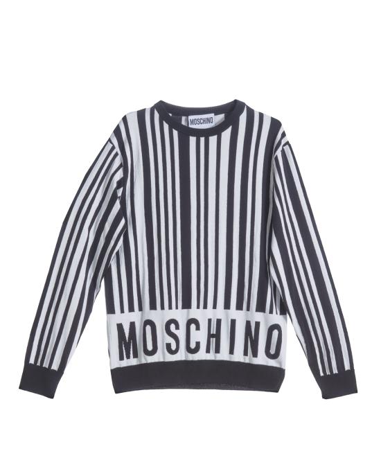  모스키노 스웨터 0904 5201 1555 BIANCO NERO