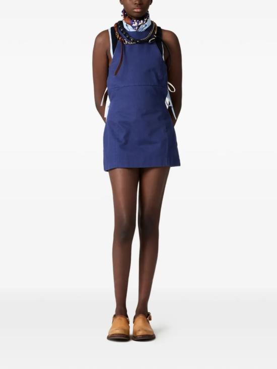 26SS 미우미우 점프수트 MF6345 19JYF0021 Blue - MIU MIU