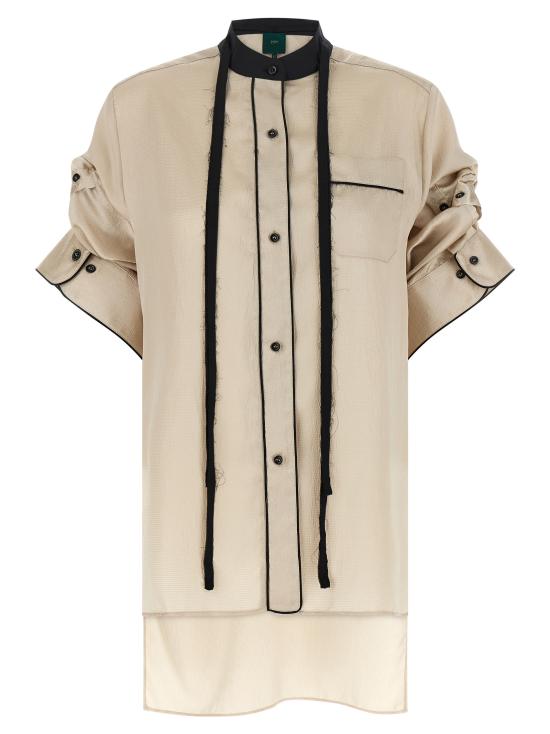 26SS 제지아 블라우스 MJD1027J0466MOUSSECRINKLE Beige