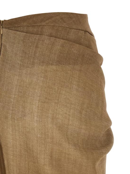 26SS 에르마노 설비노 롱 스커트 D482O704RWKS4850 Beige - ERMANNO SCERVINO