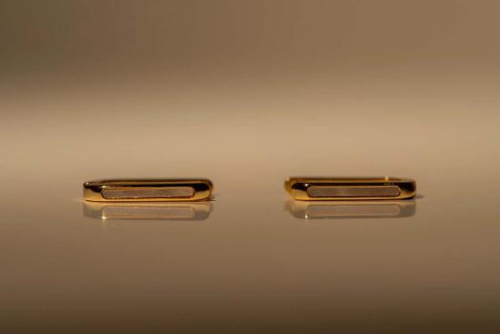  Milk & Rose 이어링 밀크앤로즈 미니 스퀘어 후프 귀걸이 - OTHER BRANDS