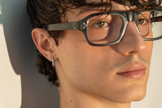  Milk & Rose 이어링 밀크앤로즈 미니 스퀘어 후프 귀걸이 - OTHER BRANDS