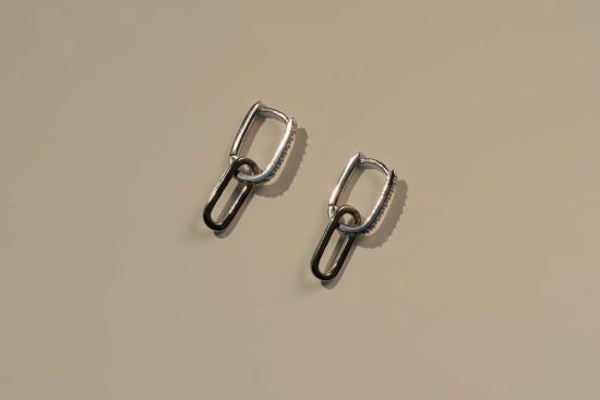  Milk & Rose 이어링 내 가게 아기 종이 클립 보석 후프 - OTHER BRANDS