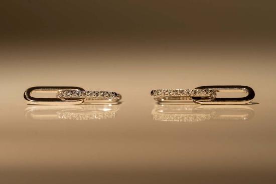  Milk & Rose 이어링 내 가게 아기 종이 클립 보석 후프 - OTHER BRANDS