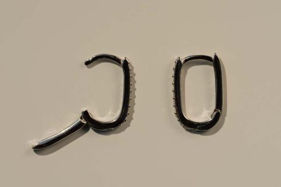  Milk & Rose 이어링 내 가게 아기 종이 클립 보석 후프 - OTHER BRANDS