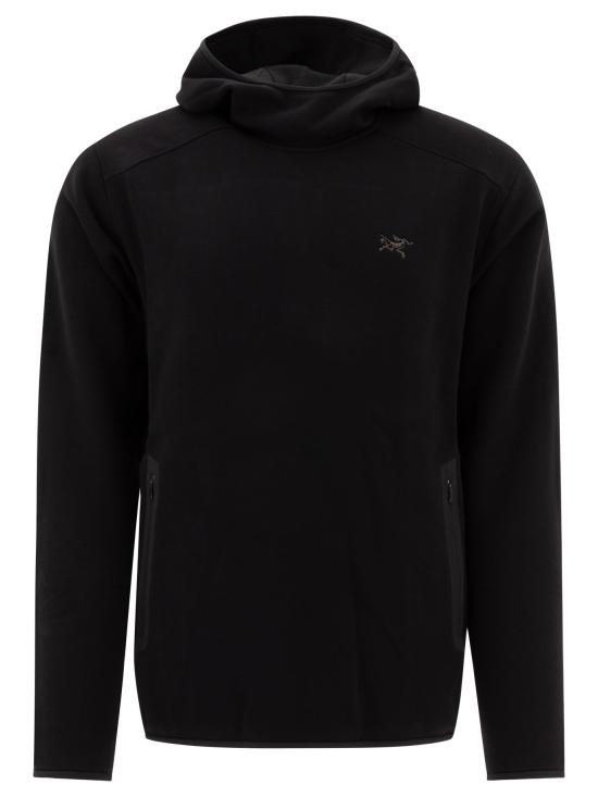 26SS 아크테릭스 후드 티셔츠 X000008444KYANITE PULLOVER HDYBLACK Black