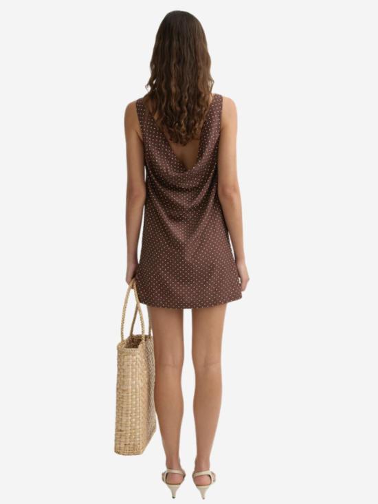  포제 숏 원피스 포세 에비 미니 드레스 초콜릿 바닐라 - POSSE