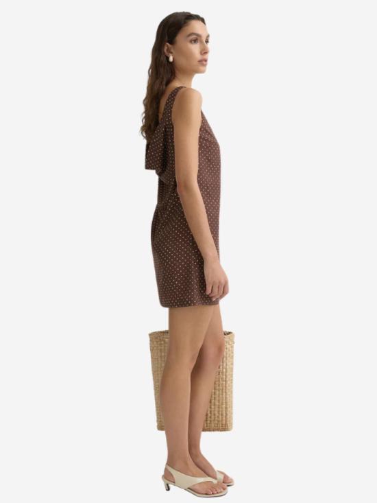  포제 숏 원피스 포세 에비 미니 드레스 초콜릿 바닐라 - POSSE