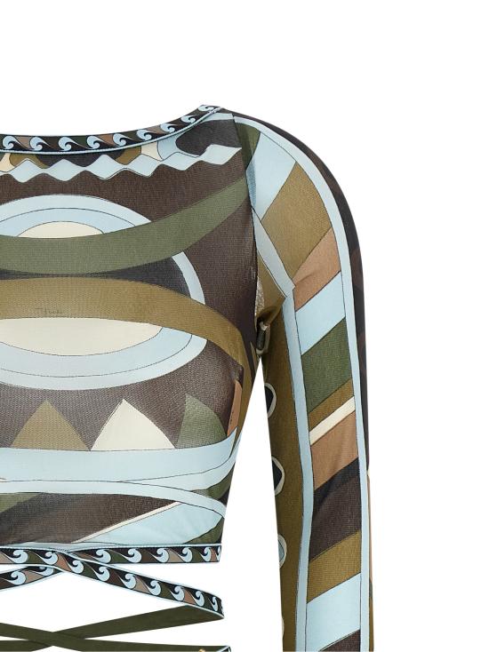 26SS 에밀리오푸치 긴팔 티셔츠 6HJM306H849016 Green - EMILIO PUCCI