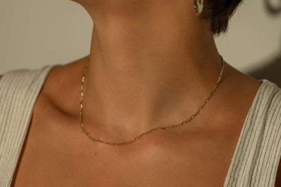  Milk & Rose 목걸이/팬던트 밀크앤로즈 섬세한 피가로 체인 목걸이