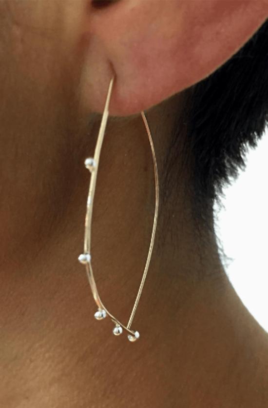  Yedomi 이어링 예도미 대형 전구 모양 후프 귀걸이 - OTHER BRANDS