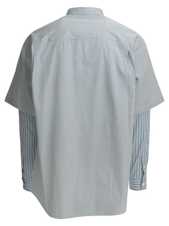 26SS 꼼데가르송 긴팔 셔츠 HQ B007 S261 WH SX NYXWH SX Light blue - COMME DES GARCONS