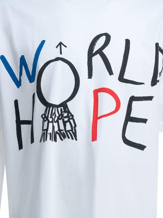 26SS 꼼데가르송 반팔 티셔츠 FQ T039 S261 WHITE White - COMME DES GARCONS