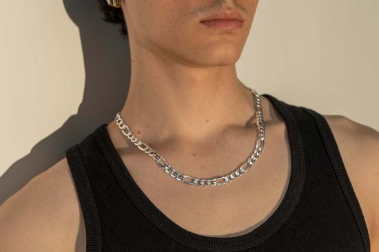  Milk & Rose 네크리스 밀크앤로즈 청키 피가로 체인 목걸이 - OTHER BRANDS