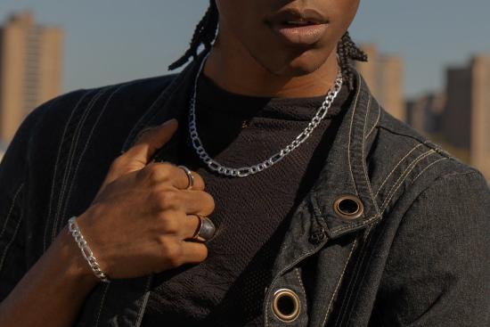  Milk & Rose 네크리스 밀크앤로즈 청키 피가로 체인 목걸이