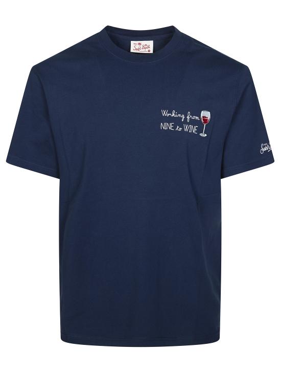 26SS 세인트바쓰 반팔 티셔츠 POT000104465L 61 BLU