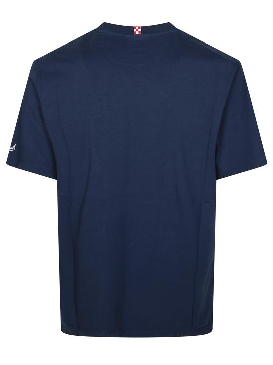 26SS 세인트바쓰 반팔 티셔츠 POT000104465L 61 BLU - MC2 SAINT BARTH