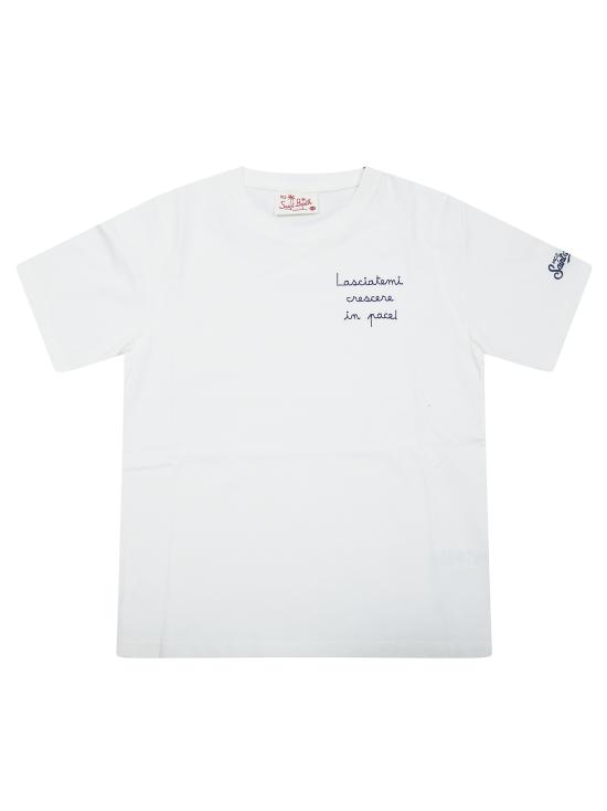 26SS [키즈] 세인트바쓰 티셔츠 POT000203687L 01N BIANCO