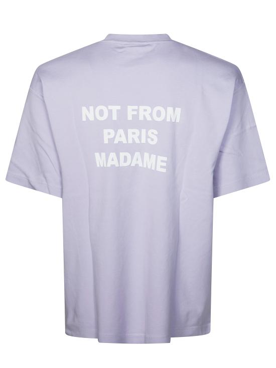 26SS 드롤드무슈 반팔 티셔츠 KTS203CO002 LAV VIOLA - DROLE DE MONSIEUR