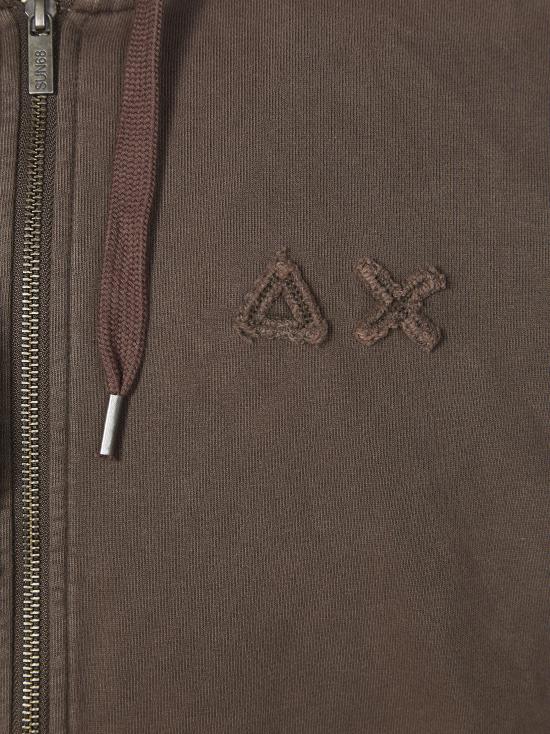 26SS 썬 68 집업 니트 F36121 08 MARRONE - SUN 68