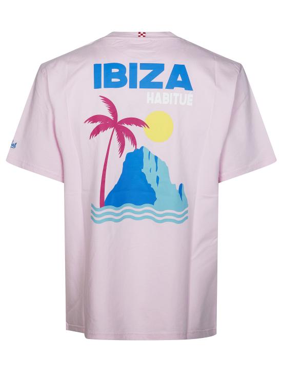 26SS 세인트바쓰 반팔 티셔츠 PRL000207488L 21 ROSA - MC2 SAINT BARTH