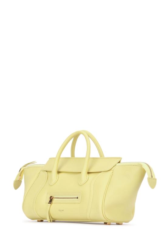 26SS 셀린느 스몰 뉴 러기지백 서플 샤이니 램스킨 124213GW2 11CU CITRUS - CELINE