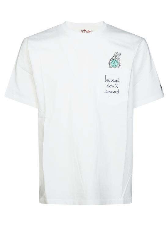 26SS 세인트바쓰 반팔 티셔츠 AUS000101982L 01N BIANCO