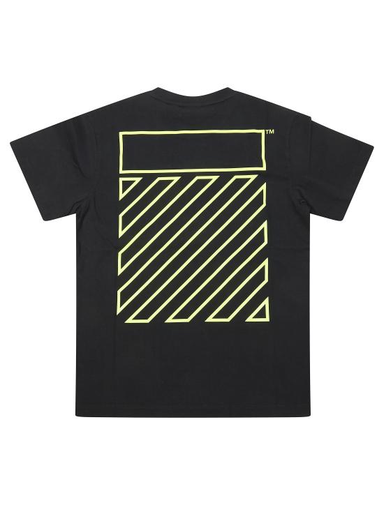 26SS [키즈] 오프화이트 티셔츠 44BAA002S26J004 001 NERO - OFF WHITE