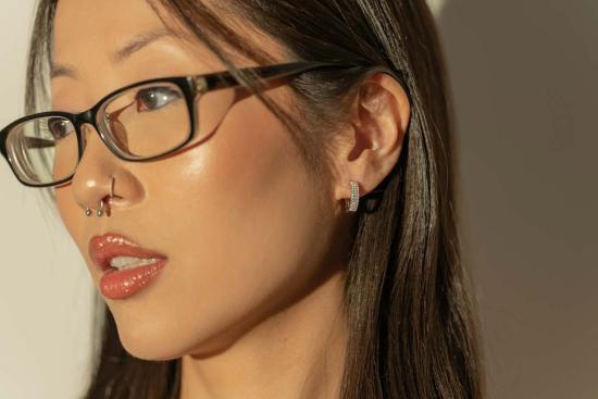  Milk & Rose 이어링 내 스토어 볼드 글램 후프 싱글 - OTHER BRANDS