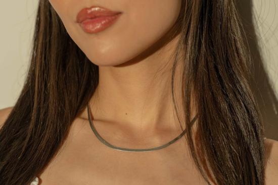  Milk & Rose 목걸이/팬던트 밀크 앤 로즈 플랫 체인 목걸이 - OTHER BRANDS