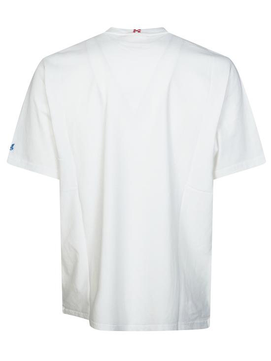 26SS 세인트바쓰 반팔 티셔츠 POT000104323L 01N BIANCO - MC2 SAINT BARTH