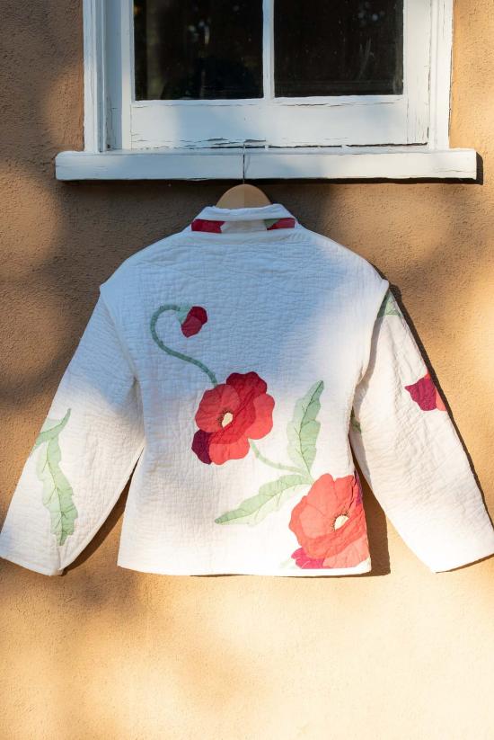  제스 미니 자켓 소프트 포피 주니퍼 크롭 코트 - JESS MEANY