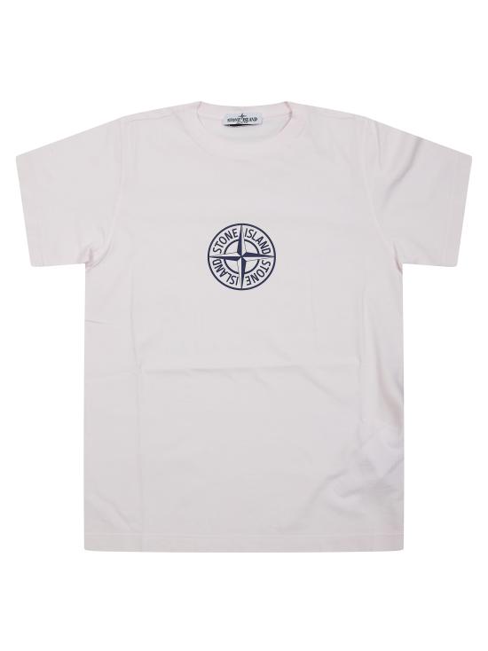 26SS [키즈] 스톤 아일랜드 티셔츠 L1S162100011S0381 V0080 ROSA