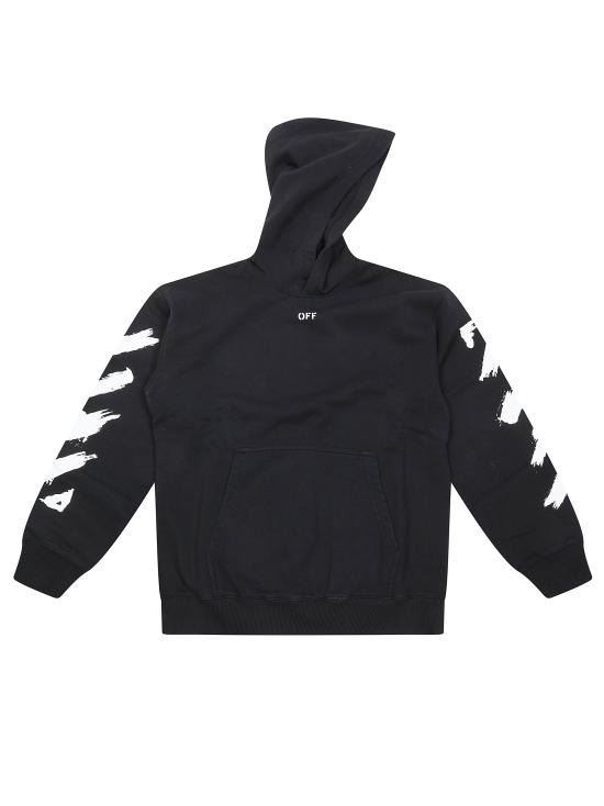 26SS [키즈] 오프화이트 티셔츠 44BBB001S26F005 NERO