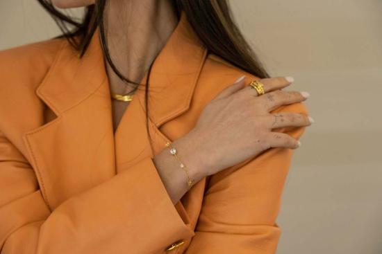  Milk & Rose 팔찌 밀크 & 로즈 서클 젬 브레이슬릿 - OTHER BRANDS