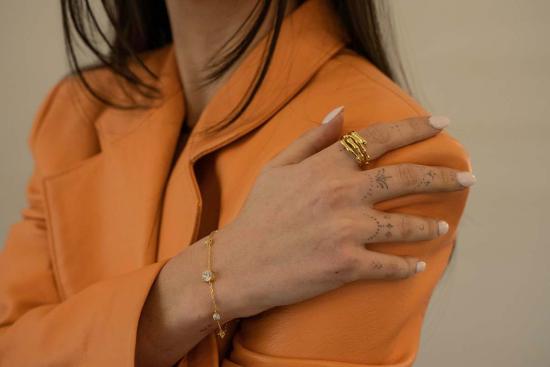  Milk & Rose 팔찌 밀크 & 로즈 서클 젬 브레이슬릿 - OTHER BRANDS