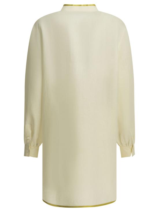 26SS 발렌티노 가라바니 미디 원피스 8B3VAJS59M4AM0 White - VALENTINO GARAVANI