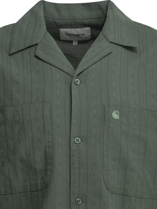 26SS 칼하트 WIP 숏슬리브 가레스 셔츠 I0362063GD XX Green - CARHARTT WIP