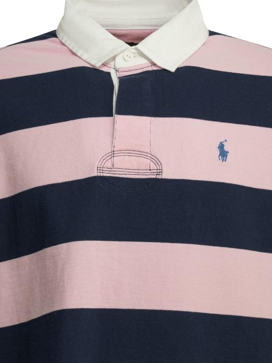 26SS 폴로 랄프로렌 아이코닉 럭비 셔츠 710717116501CARMEL PINK Pink - POLO RALPH LAUREN