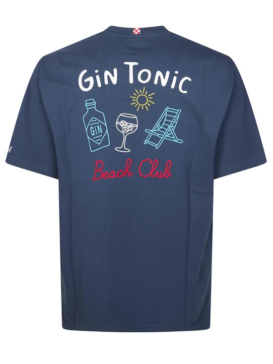 26SS 세인트바쓰 반팔 티셔츠 PRL000200314L 61 BLU - MC2 SAINT BARTH