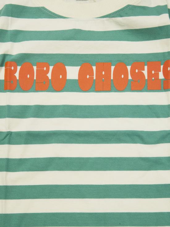26SS [키즈] 보보쇼즈 티셔츠 B126AC136 GREEN MULTICOLOR - BOBO CHOSES