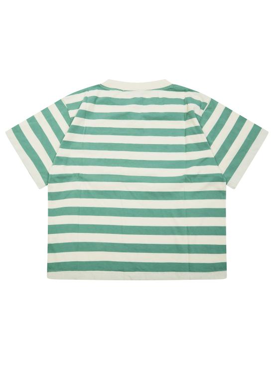 26SS [키즈] 보보쇼즈 티셔츠 B126AC136 GREEN MULTICOLOR - BOBO CHOSES